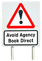 Avoid Agencies warning sign