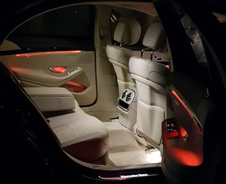 Black AMG S-Class Interior